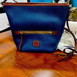 Dooney & Bourke Zip Satchel AWL Blue